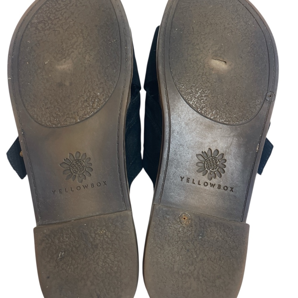 YELLOWBOX Velio black slip on sandals buckles - Picture 4 of 5